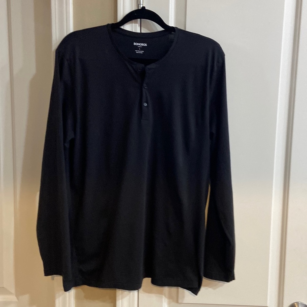 Bonobos Men’s Large Slim Henley Tee